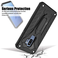 Shockproof Protective Armor Case For Huawei Honor & Mate Range - Black & Silver